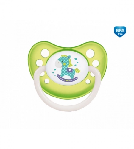 Māneklis TOYS anatomiskās formas 0-6m, Canpol 23/256 green