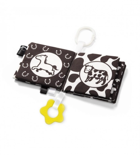 Mīkstā grāmatiņa BLACK&WHITE BabyOno 542