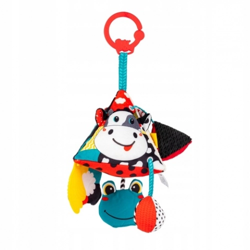 Mīksta rotaļlieta-piramīda COW 24367