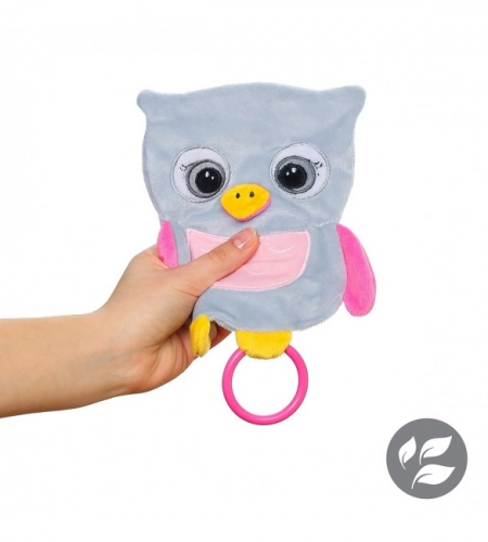 Mīļlupatiņa čaukstoša OWL CELESTE BabyOno 446