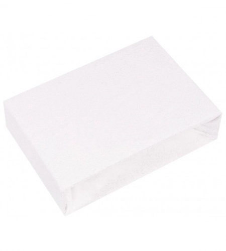 Palags frotē ar gumiju 120x60 cm WHITE (610)