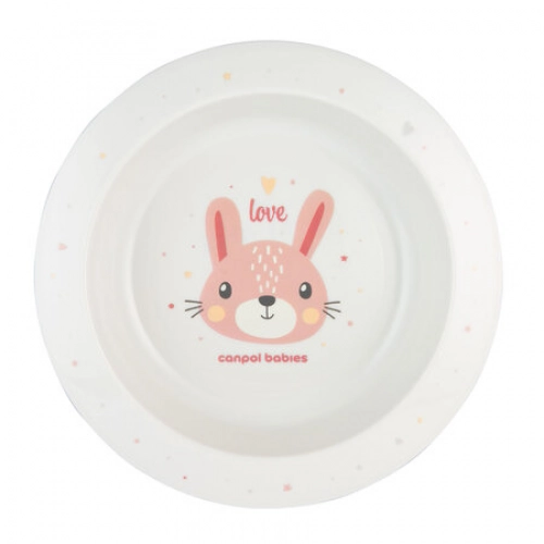 Plastmasas bļoda CUTE ANIMALS 4/412 pink-2