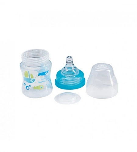 Pudele ar plato kakliņu 120 ml BabyOno 402/01 mint