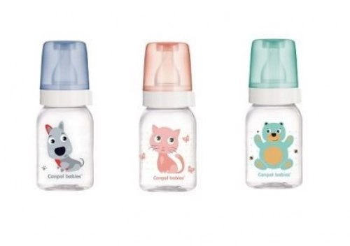 Бутылка FUNNY ANIMALS 120 ml Canpol 11/851