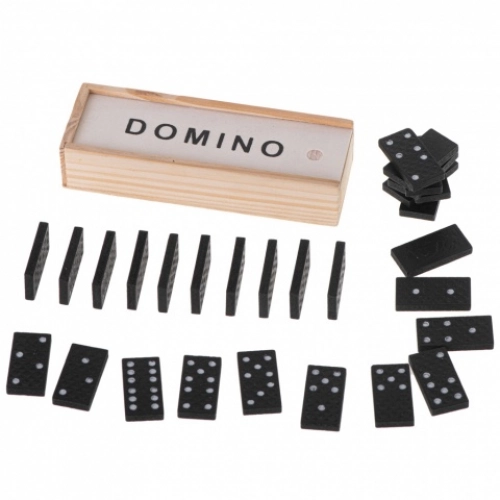 Spēle DOMINO klasiskā, koka KIK-5111