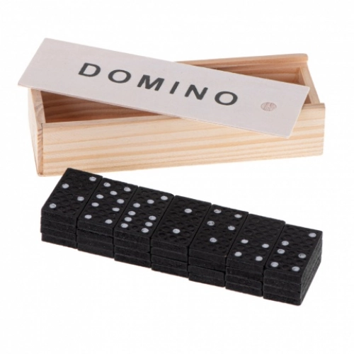 Spēle DOMINO klasiskā, koka KIK-5111