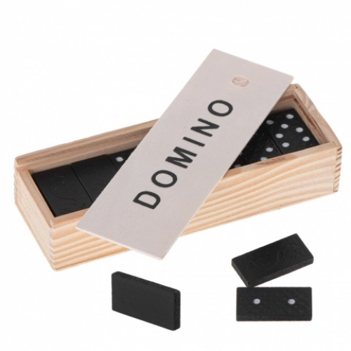 Spēle DOMINO klasiskā, koka KIK-5111