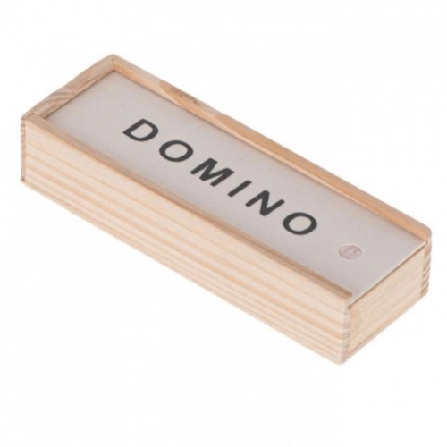 Spēle DOMINO klasiskā, koka KIK-5111