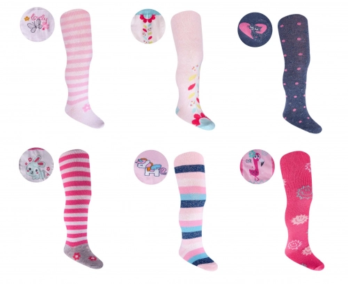 Zeķubikses k/v ar zīmējumu 68-74 cm GIRL RAB-0003