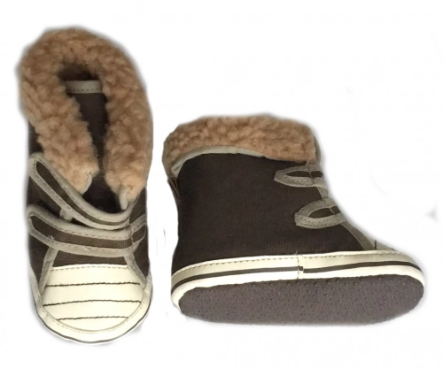 Zīdaiņu zābaciņi WINTER 32416 brown-izpārdošana