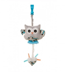 Muzikālā rotaļlieta OWL blue 4BABY OB01