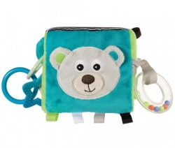 Plīša sensora kubs BEARS 68/073 grey