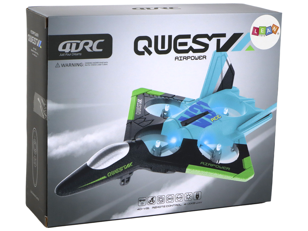 Airplane Fighter R/C Blue