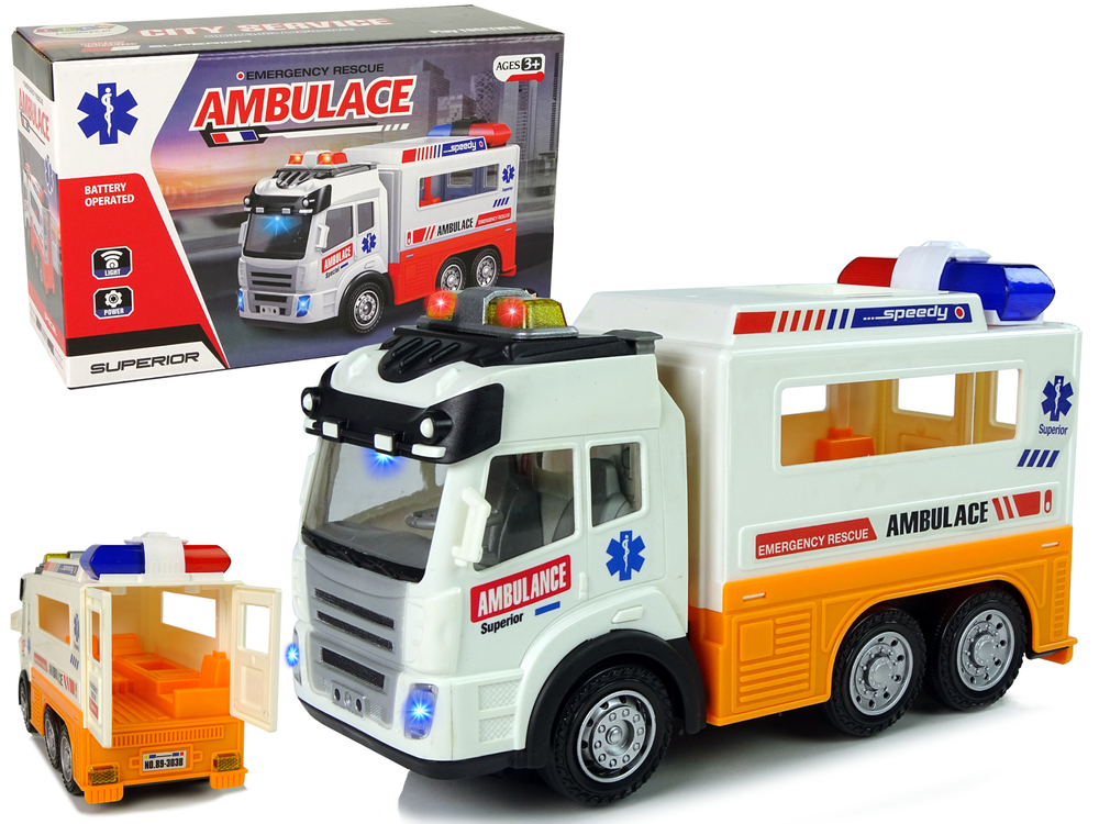 Ambulance Battery Car Lights Sounds