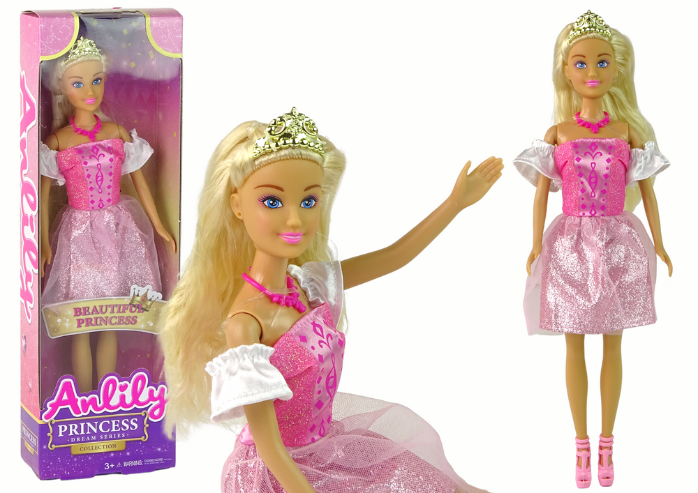 Anlily Princess doll Princess Pink Queen