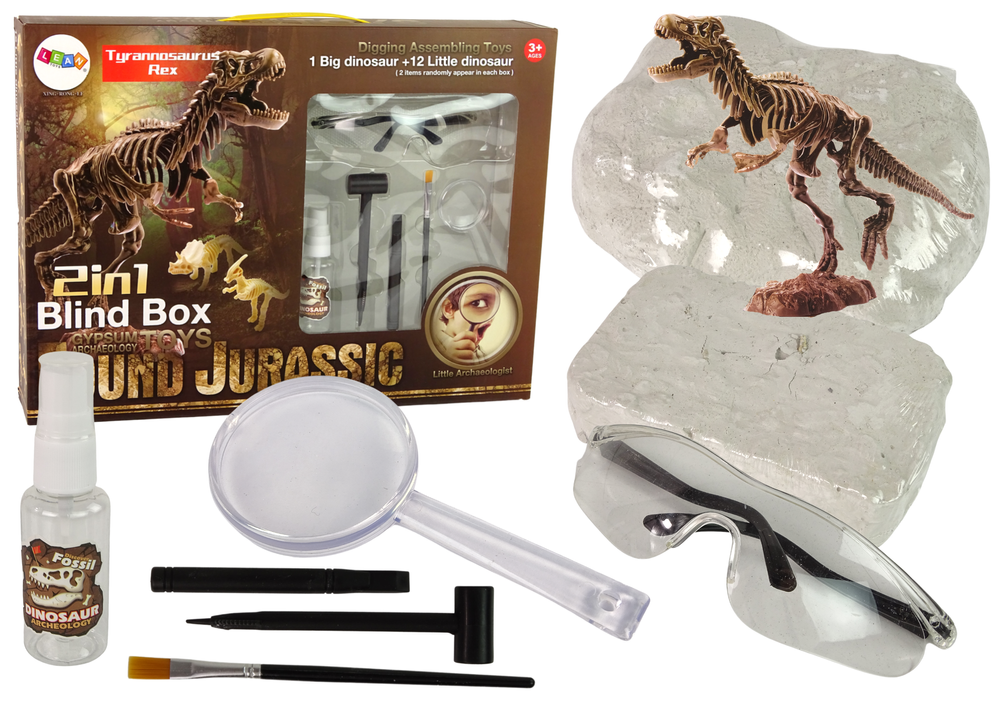 Archaeology 2-in-1 Dinosaur Skeleton Tyrannosaurus Set