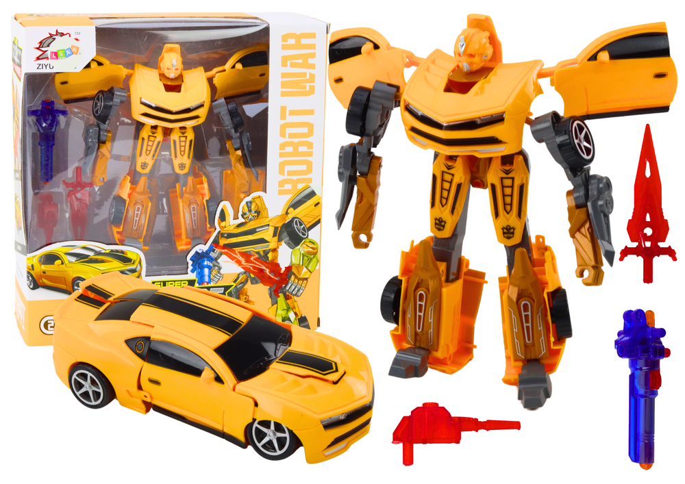 Auto-Robot 2in1 Transformation Sporty Yellow