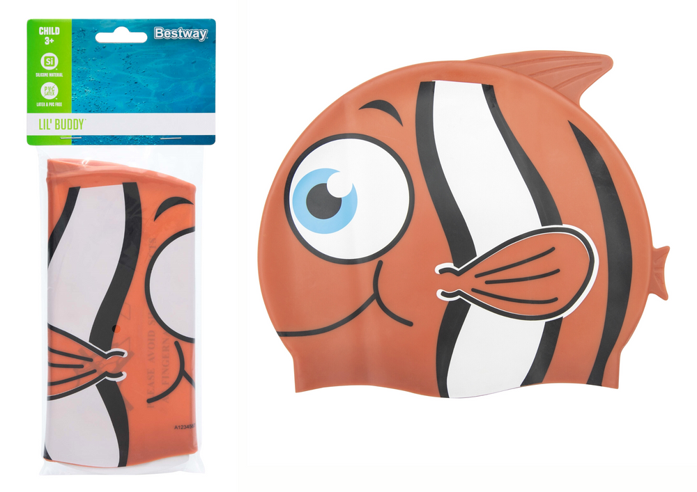 Bathing Cap Orange Fish Bestway 26025