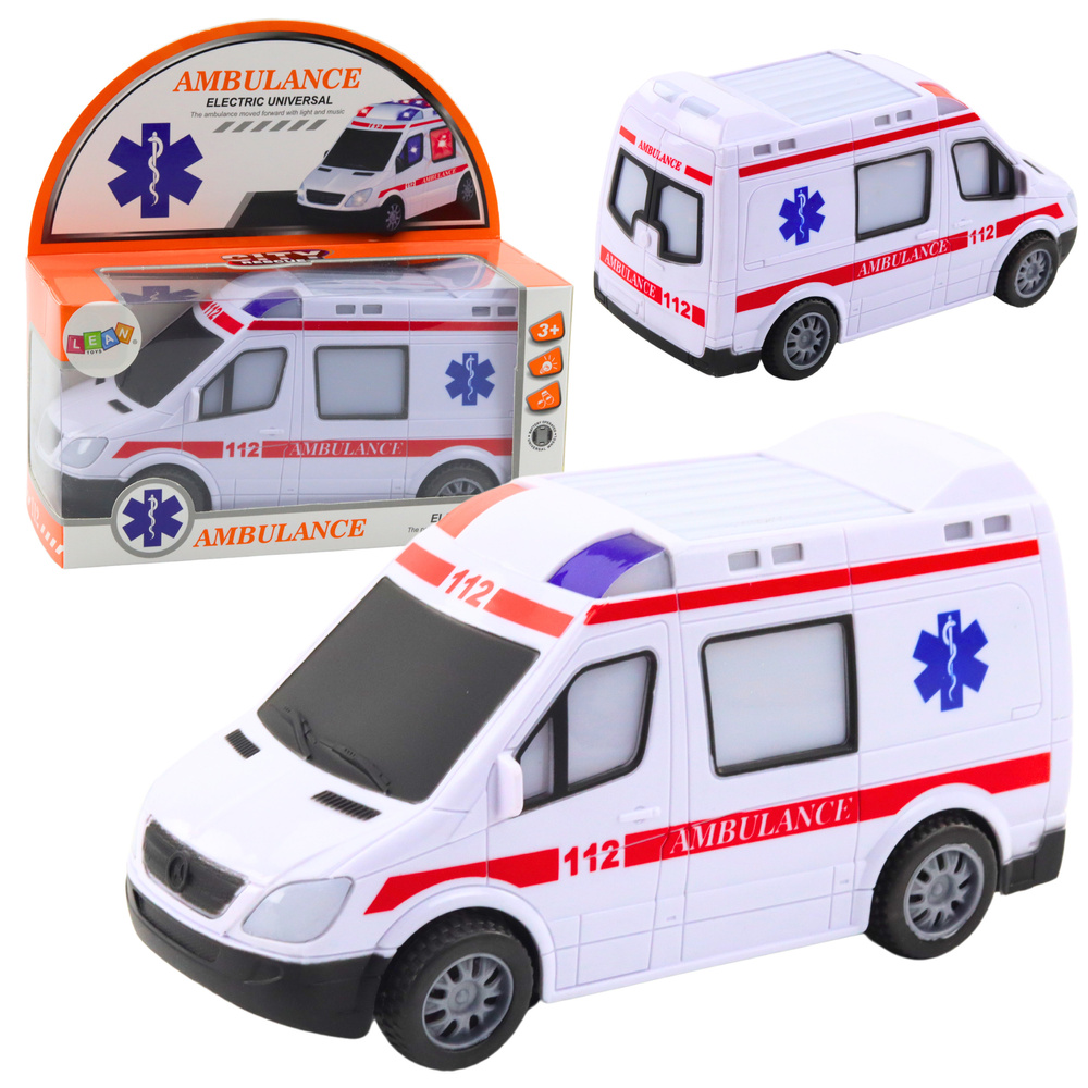 Battery Operated Ambulance Lights Sounds White