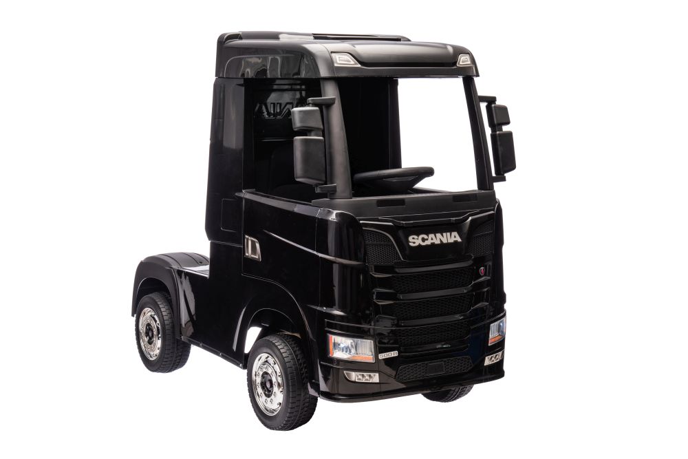 Bērnu elektriskā smagā mašīna Scania 500R HL698 Black 4x4