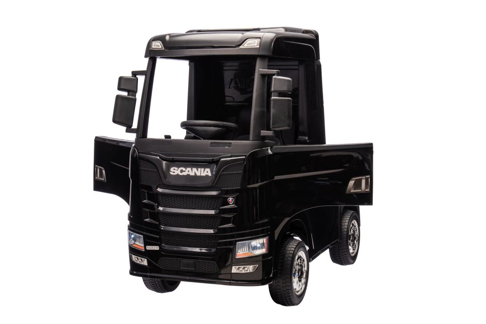 Bērnu elektriskā smagā mašīna Scania 500R HL698 Black 4x4