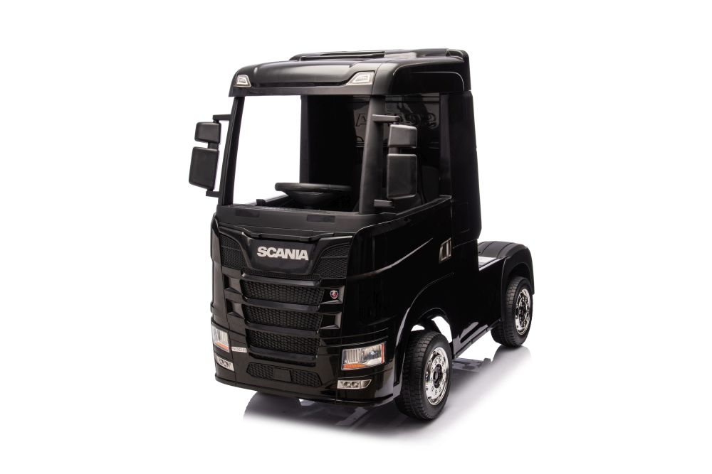 Bērnu elektriskā smagā mašīna Scania 500R HL698 Black 4x4