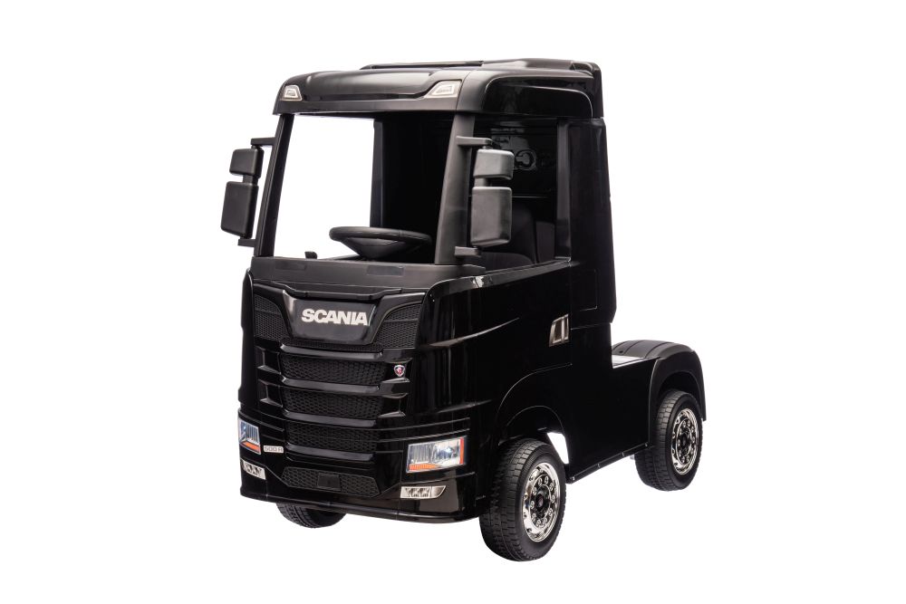 Bērnu elektriskā smagā mašīna Scania 500R HL698 Black 4x4