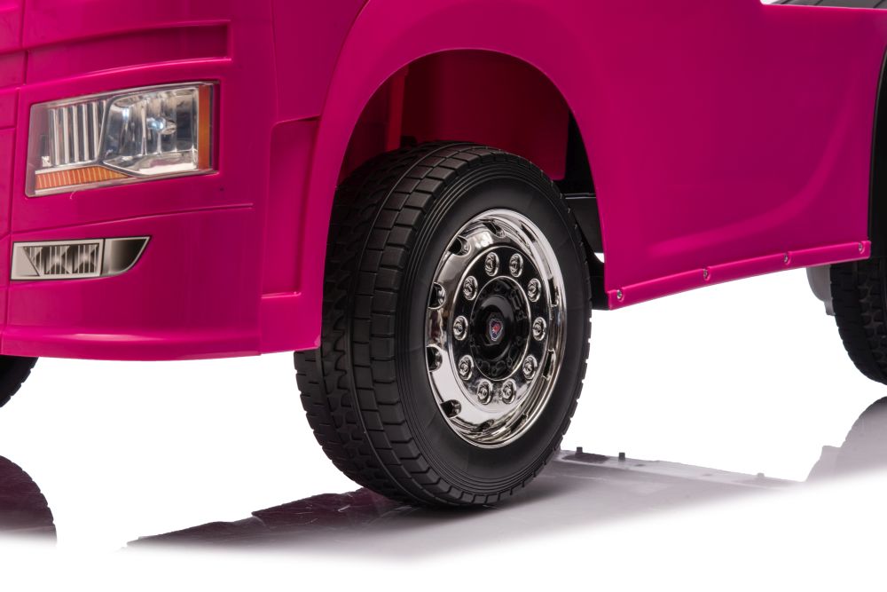 Детский электрический грузовик  Scania 500R HL698 Pink