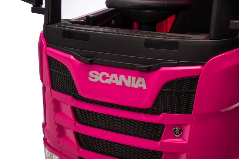 Детский электрический грузовик  Scania 500R HL698 Pink