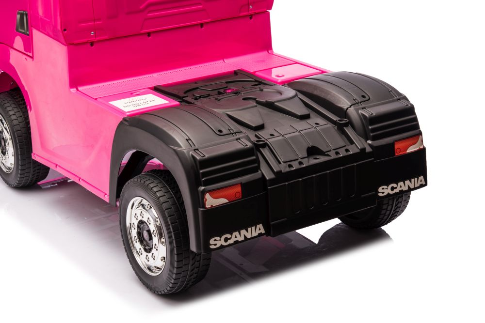 Детский электрический грузовик  Scania 500R HL698 Pink