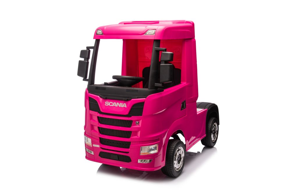 Детский электрический грузовик  Scania 500R HL698 Pink