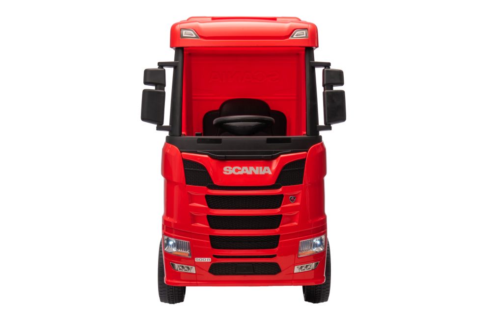 Bērnu elektriskā smagā mašīna Scania 500R HL698 Red 4x4