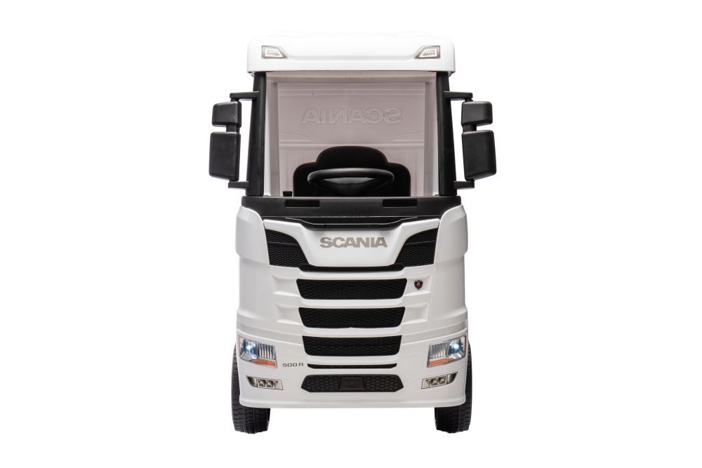 Детский электрический грузовик  Scania 500R HL698 White