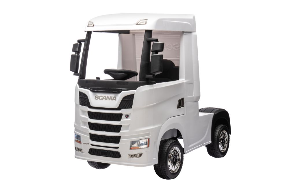 Детский электрический грузовик  Scania 500R HL698 White