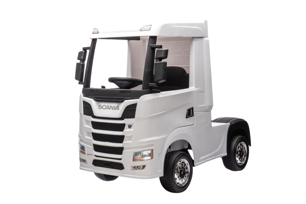 Детский электрический грузовик  Scania 500R HL698 White