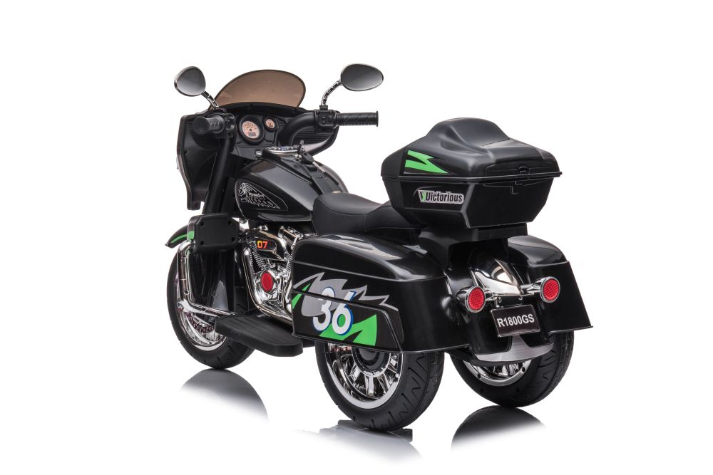 Bērnu elektriskais motocikls Goldwing Black