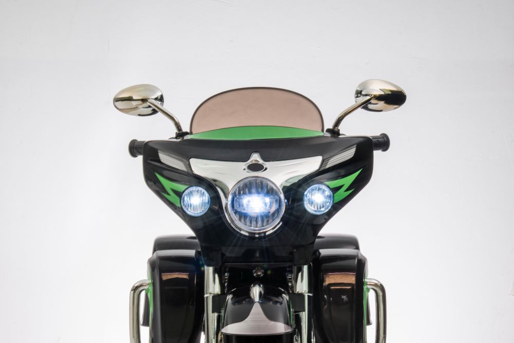 Bērnu elektriskais motocikls Goldwing Black