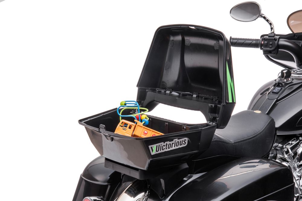 Bērnu elektriskais motocikls Goldwing Black