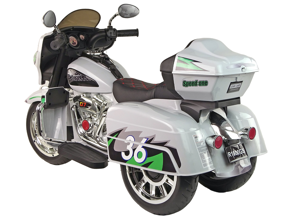 Bērnu elektriskais motocikls Goldwing Grey