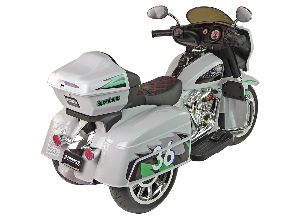 Bērnu elektriskais motocikls Goldwing Grey