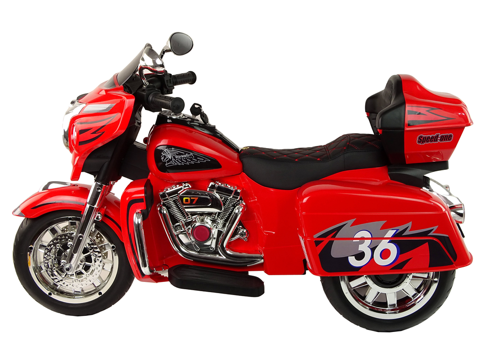 Bērnu elektriskais motocikls Goldwing Red