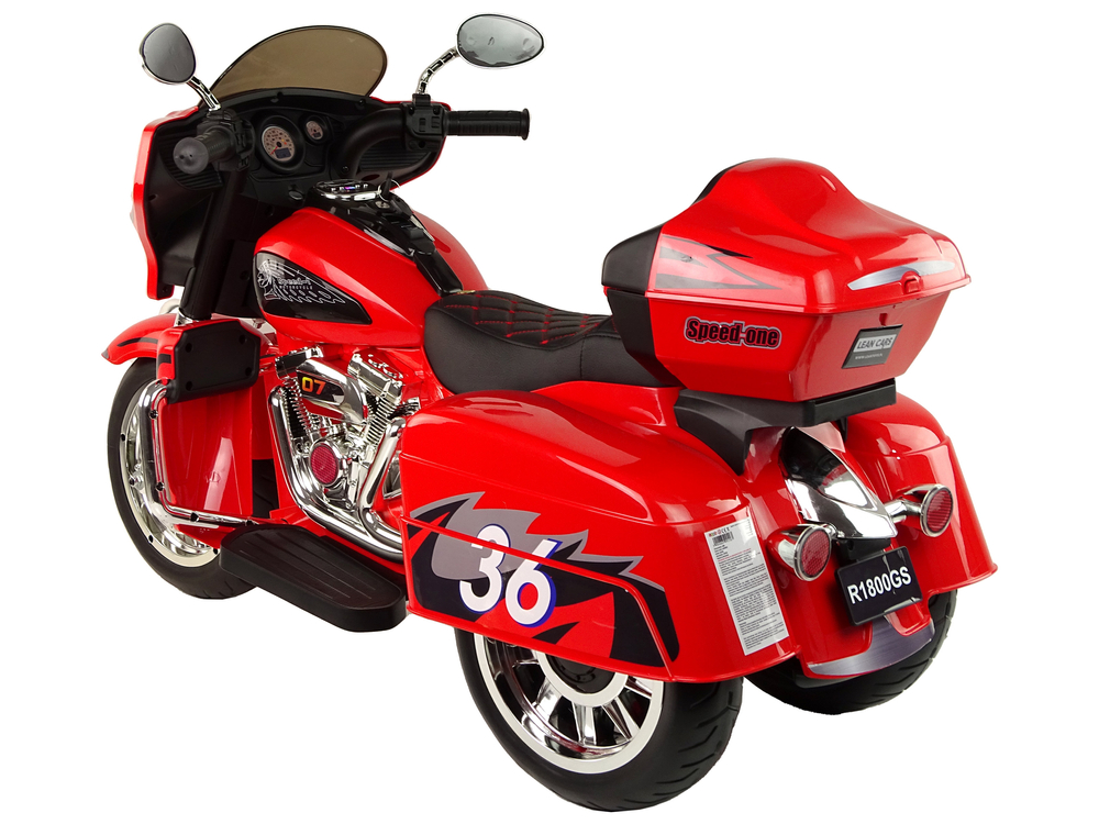 Bērnu elektriskais motocikls Goldwing Red