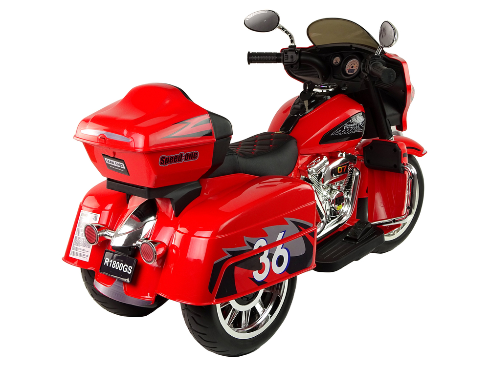 Bērnu elektriskais motocikls Goldwing Red