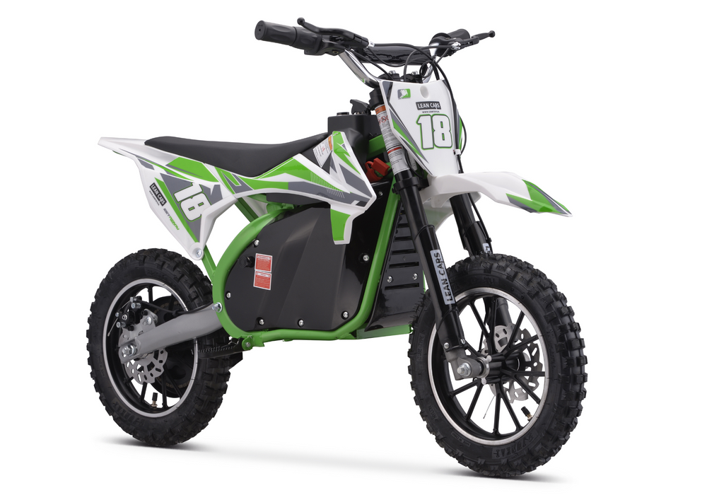 Bērnu elektriskais motocikls TRAIL KING HP114E Green