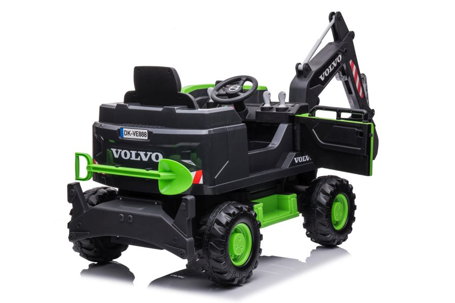 Bērnu elektriskais traktors Volvo DK-VE888 Green