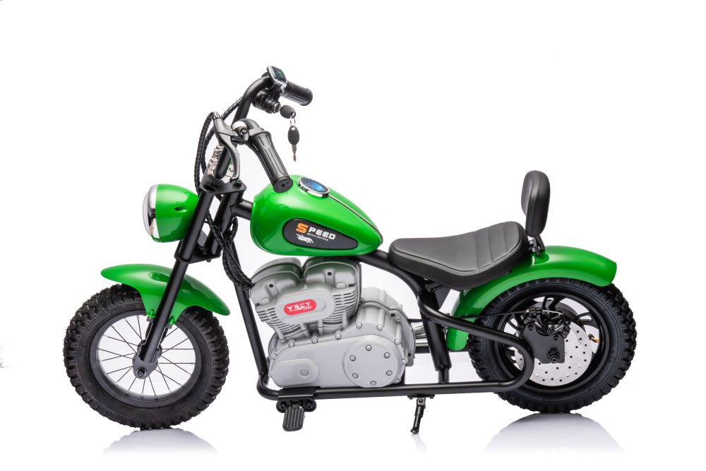 Bērnu elektro motocikls A9902 36V Green