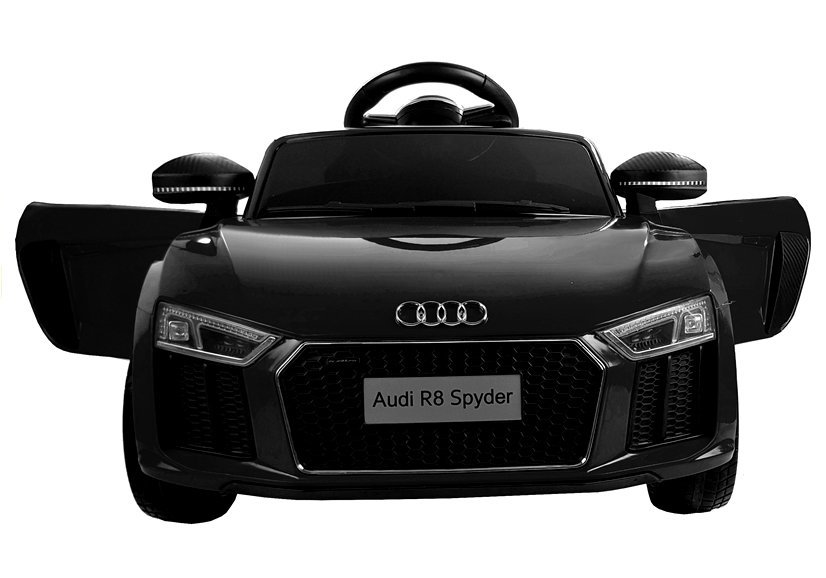 Bērnu elektroauto Audi R8 Spyder Black