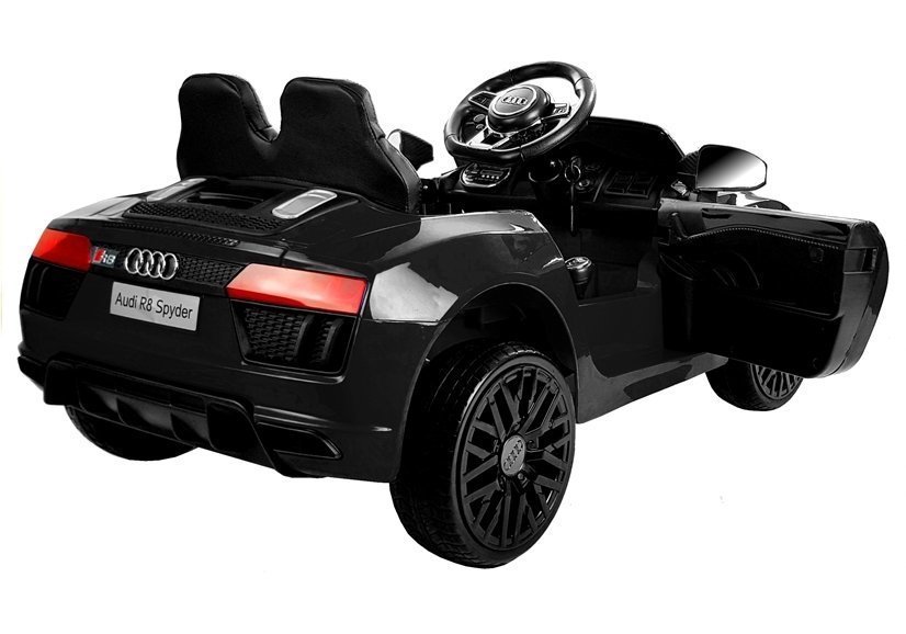 Bērnu elektroauto Audi R8 Spyder Black