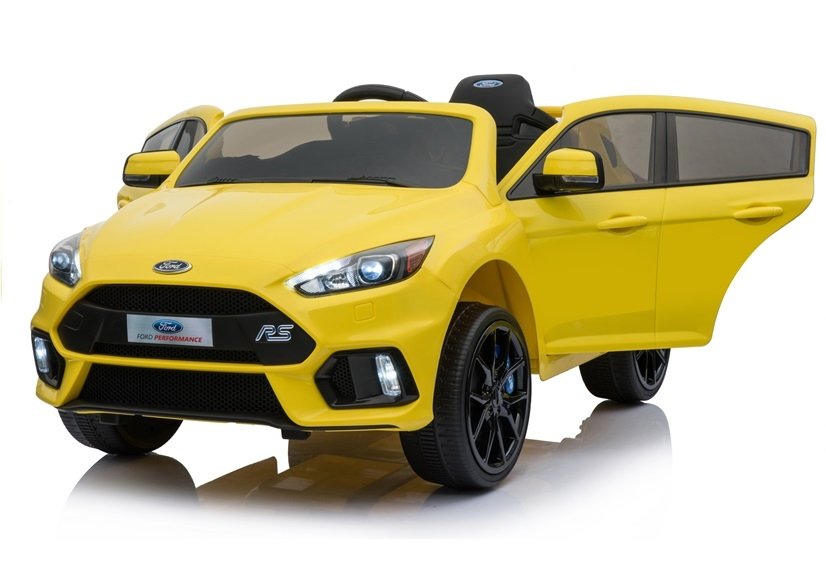 Bērnu elektroauto Ford Focus RS Yellow