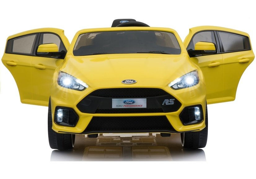 Bērnu elektroauto Ford Focus RS Yellow